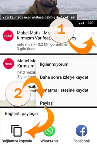 Youtube üzerinden nasıl video indirebilirim?