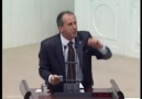 CHP YALOVA MİLLETVEKİLİ MUHARREM İNCE'NİN TBMM KONUŞMASI