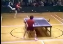 Adam masa tenisinde kendini aşmış durumda