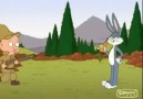 Sonunda Bugs Bunny de vurulup öldü, yazık oldu yaff