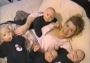 Bebekler dördüz olunca kahkahalarıda senkron oluyo:))))