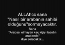 ALLAH BUNLARI SORMAYACAK AMA....