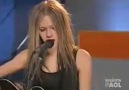 Avril Lavigne - Knockin' On Heavin's Door   Sessions @ AOL 2004