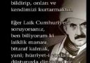 Bediüzzaman'ın ''Laik Cumhuriyet'' hakkındaki düşünceleri.