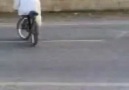 bisikletle drift yapan, tarihte ilk xD