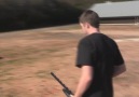 Busting 5 clays with a benelli. [HD]