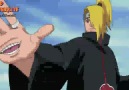 Deidara & Tobi Vs Sanbi [HD]