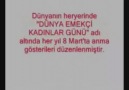 DÜNYA EMEKÇİ KADINLAR GÜNÜ