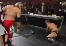 Edge Spear Chris Jericho to Wrestlemania 26 [HQ]