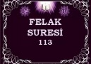 113-FELAK SURESİ www.facebook.com/furkandinle