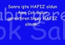 !!! HAFIZ OLMAK NE BÜYÜK ŞEREF  İNŞLLAH DEVAMIDA ÖNEMLİ...