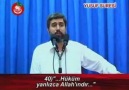 ''...Hüküm yanlızca ALLAH'ındır...''