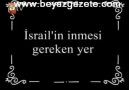 israilin inmesi gereken yer