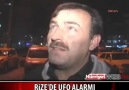 İtfaiye Aracıyla Ufo Kovalamak - Rize