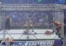 Jeff Hardy & Rey Mysterio vs Edge & Jericho - Steel Cage Match [HQ]