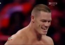 John Cena Attitude Adjustment To Wade Barret Through Six Chairs ! [HQ]
