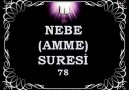 78-NEBE (AMME) SURESİ www.facebook.com/furkandinle