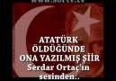 Serdar Ortaç'ın Sesinden ATATÜRK'e Şiir...