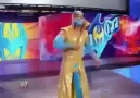 Sin Cara attacks Jack Swagger