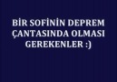 SOFİNİN DEPREM ÇANTASINDA OLMASI GEREKENLER=) [HQ]