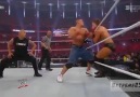 The Rock Bottom On John Cena - WrestleMania 27 [HQ]