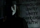 V F Vendetta - Bu Müzik Adalet İçin Çalacak !