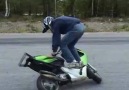 Yamaha Aerox Scooter Stunt Show