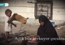 Açlık bile korkuyor çocuktan...Ah insanlık...