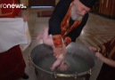 Acrobatic baptisms in Georgia