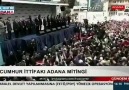 Adana akp mitinginde 200 gramlık çay paketi için kavga çıktı.