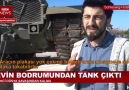 Adanadan Almanyaya göç eden vatandaşın evinin bodrumundan tank çıktı.
