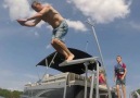 Add a diving board to your boat.