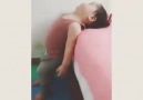 ADORABLE BABY SLEEPING WEIRDLY