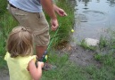 Adorable Tot Goes Fishing For The First Time