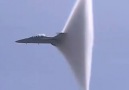 A FA-18F Jet Breaking Sound barrier