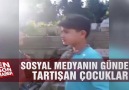 Afilli sözlerle tartışan iki çocuk sosyal medyanın gündemine oturdu.