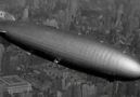 Airship Hindenburg explodes 1937