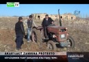 AKARYAKIT ZAMMINA ÇİFTÇİLERDEN PROTESTO!