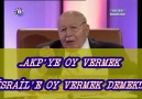 AKP'ye oy vermek demek İsraile oy vermek demektir