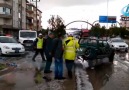 AKSARAY’DA TIR KAMYONETE ÇARPTI: 2 YARALI