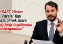 Albayrak: Şerefsiz terör örgütlerinin propagandası