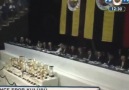 Ali Koç'un başkanlık açıklaması sırasında salonun coşkusu