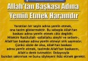 ALLAH(CC) TAN BAŞKASI ADINA YEMİN ETMEK HARAMDIR(MUTLAKA İZ...