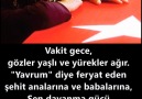 ALLAHım Ne Olur BütünŞehit Yakınlarına Sabır Ver.. (