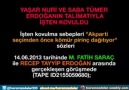 ALO Fatih 8 Saba Tümer ve Yaşar Nuri Öztürk Erdoğan'ın talimatı