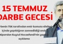 Alparslan Kuytul Hocaefendinin 15 Temmuz Gecesi Darbe Girişimi...