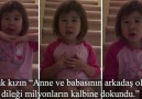 Altı yaşındaki kızın boşanan ailesi için yaptığı konuşma