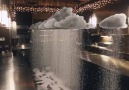 Amazing and cool indoor snow feature By @slapcomp