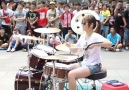 Amazing Girl Drummer Does BIGBANG Street Performance