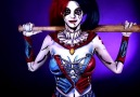 AMAZING Harley Quinn Body Art by Kay Pike